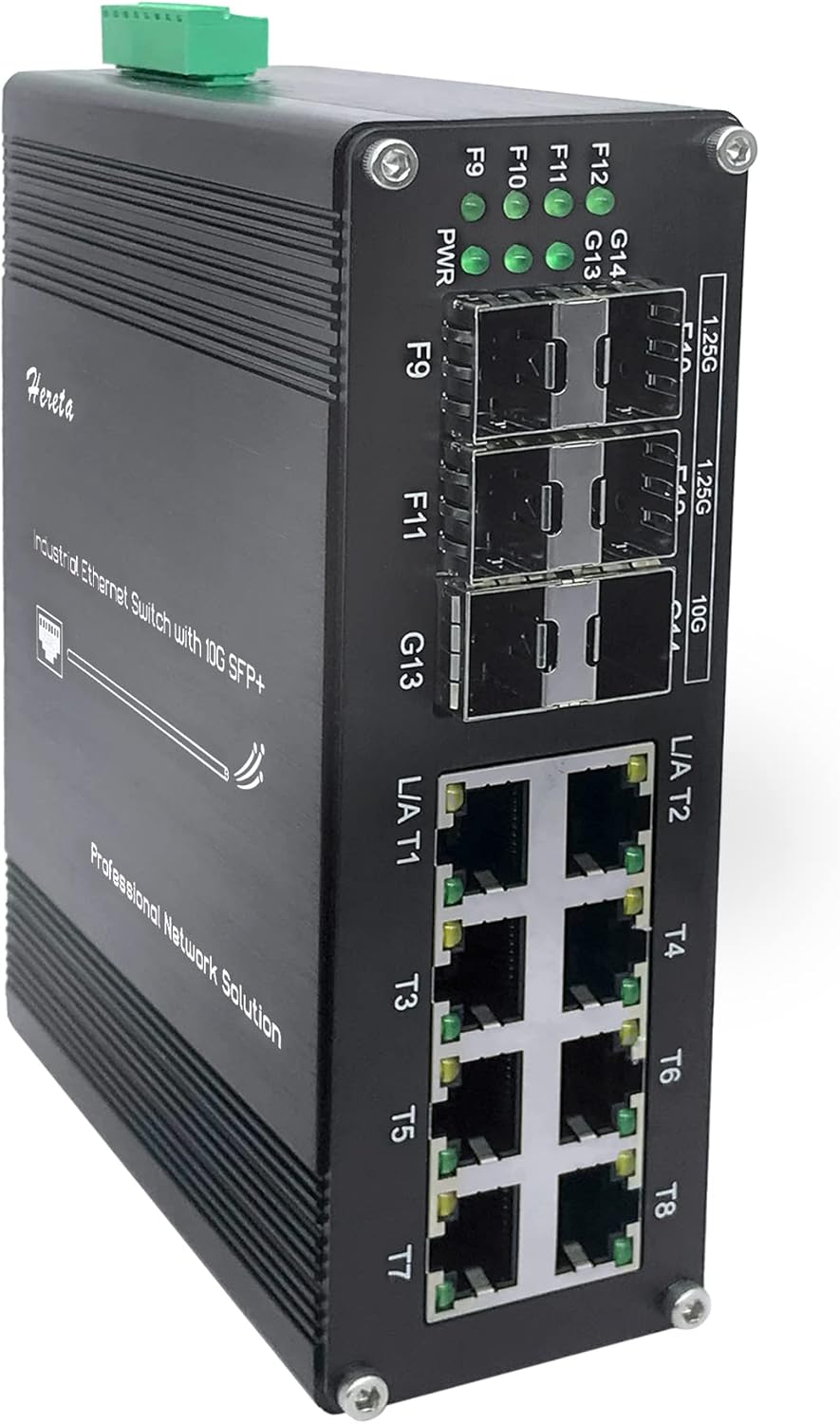 14-Port Industrial Gigabit Ethernet Switch for Reliable Networking