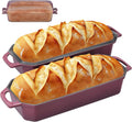 Bread Pan Cast Iron Loaf Pan 13x5 in with Lid - Even Heat Baking