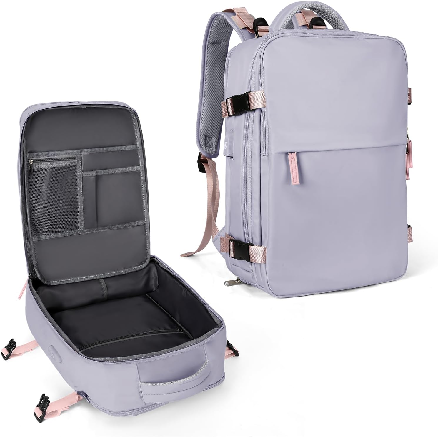 Large Travel Backpack for Women and Men - Waterproof Rucksack