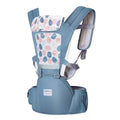 Baby Carrier 6-in-1 Cotton & Mesh Newborn to Toddler - Hip Seat