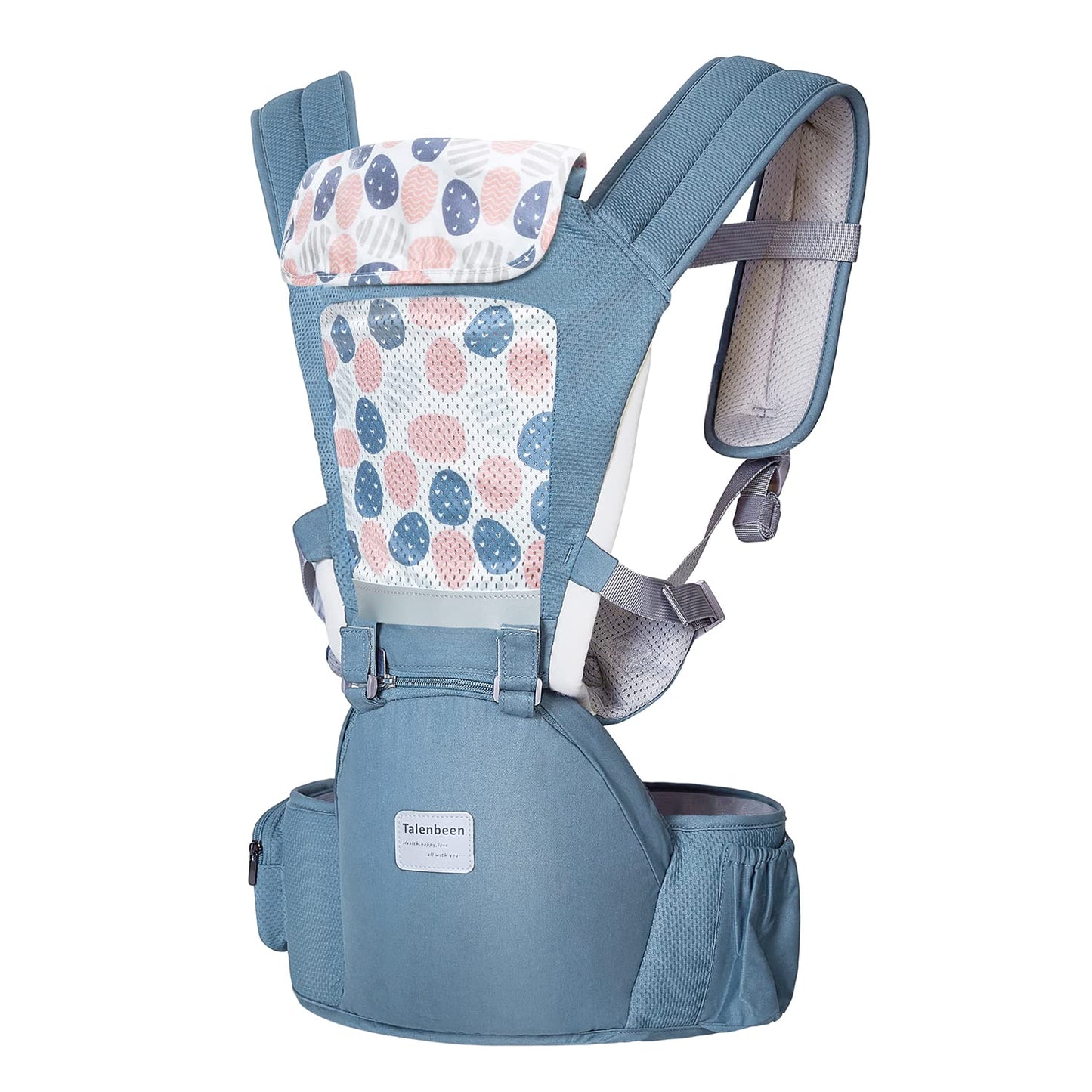 Baby Carrier 6-in-1 for Newborn to Toddler with Lumbar Support