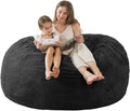 Sherpa Fabric Large Bean Bag Chair 3 ft Memory Foam - Ultra Soft