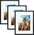 Frametory 16x20 Picture Frame for Wall with Removable Mat - 3 Pack