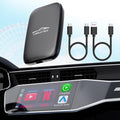 Wireless CarPlay Android Auto Adapter 3-in-1 - Streams Netflix
