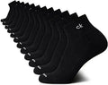 Calvin Klein Men's Socks Athletic Cushioned Quarter Cut (12 Pack)