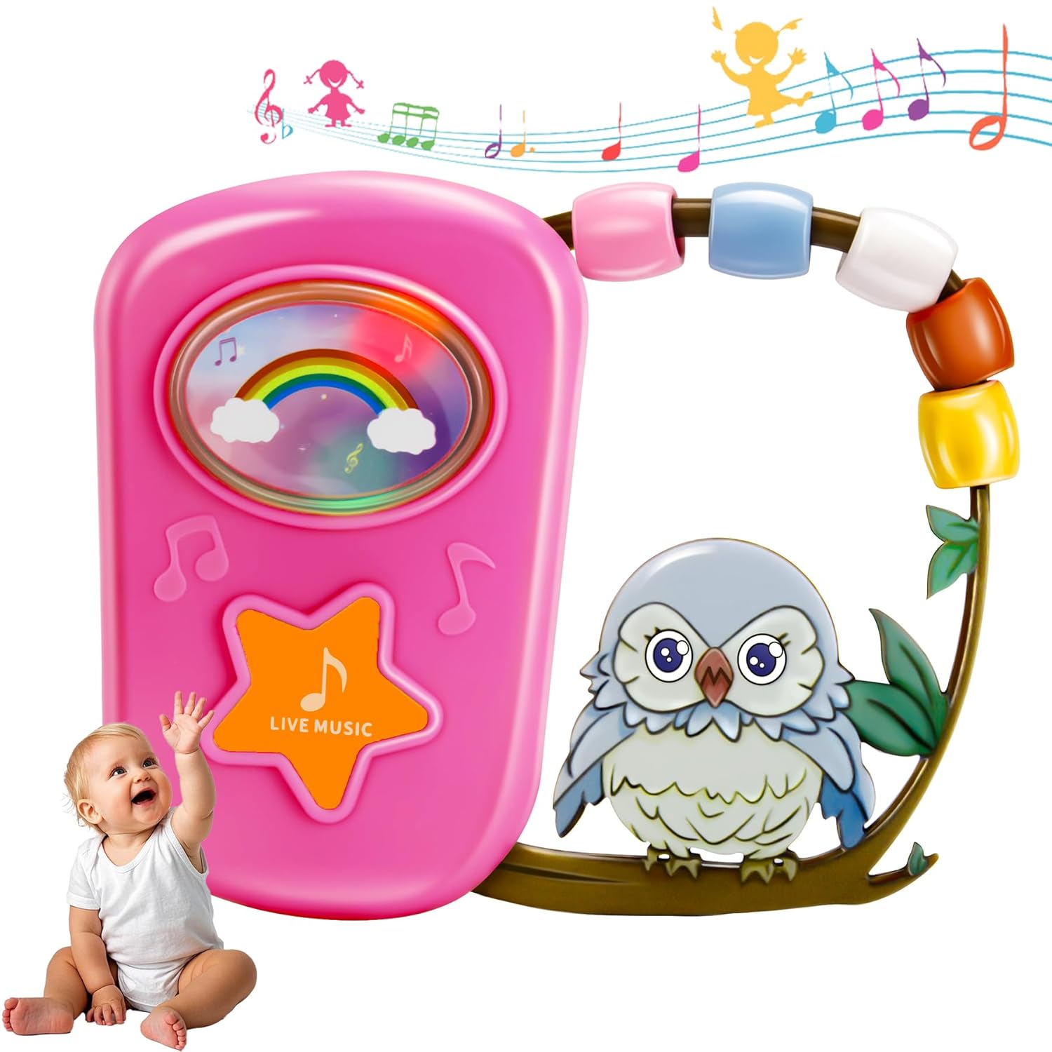 Veranger Toddler Musical Toy: Soothes & hones skills!