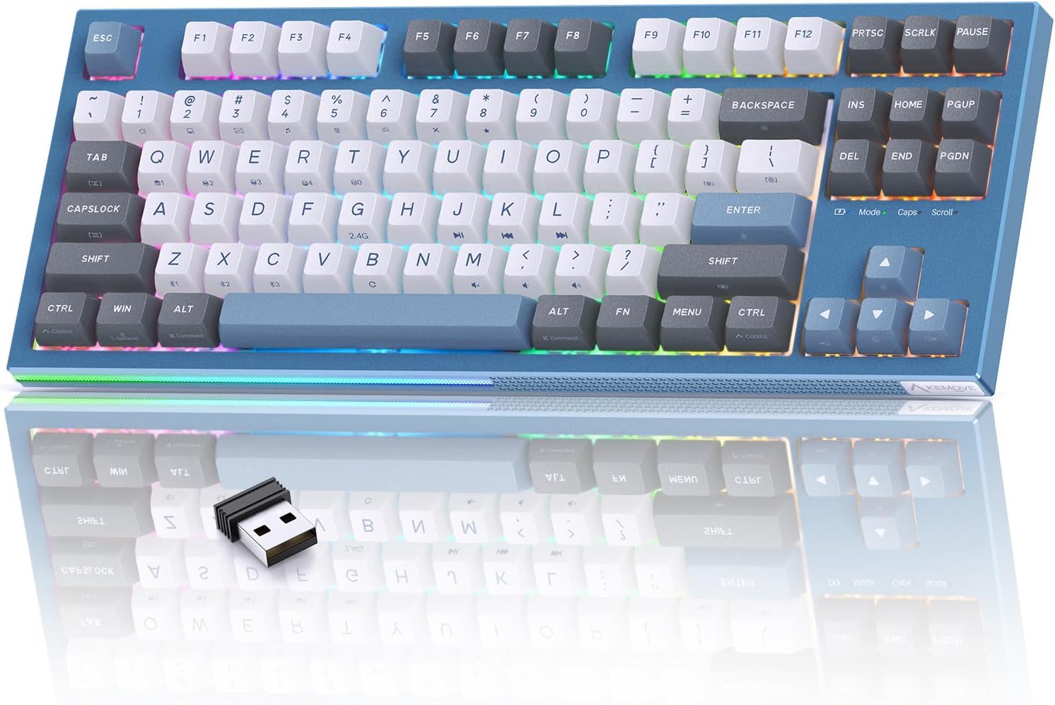 KEMOVE K87 Wireless TKL Mechanical Gaming Keyboard Review