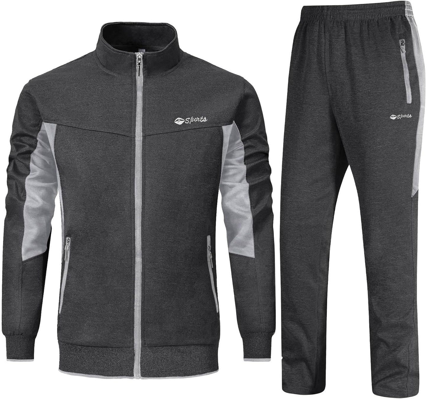 Rdruko Men's Tracksuit Sweatsuits for Gym and Outdoor Activities
