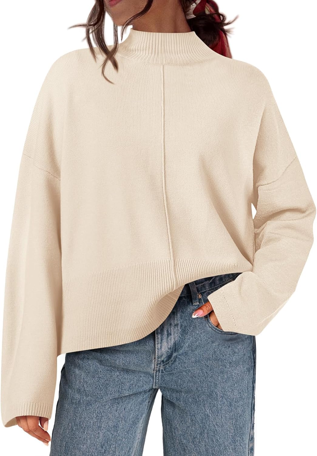PRETTYGARDEN Womens Sweaters Fall 2025 Long Sleeve Knit Tops