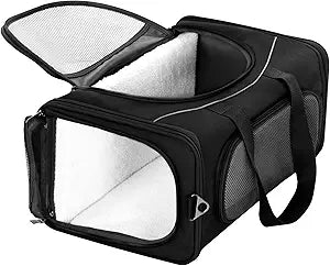 Petsfit Two-Way Placement Pet Carrier for Small Pets Travel