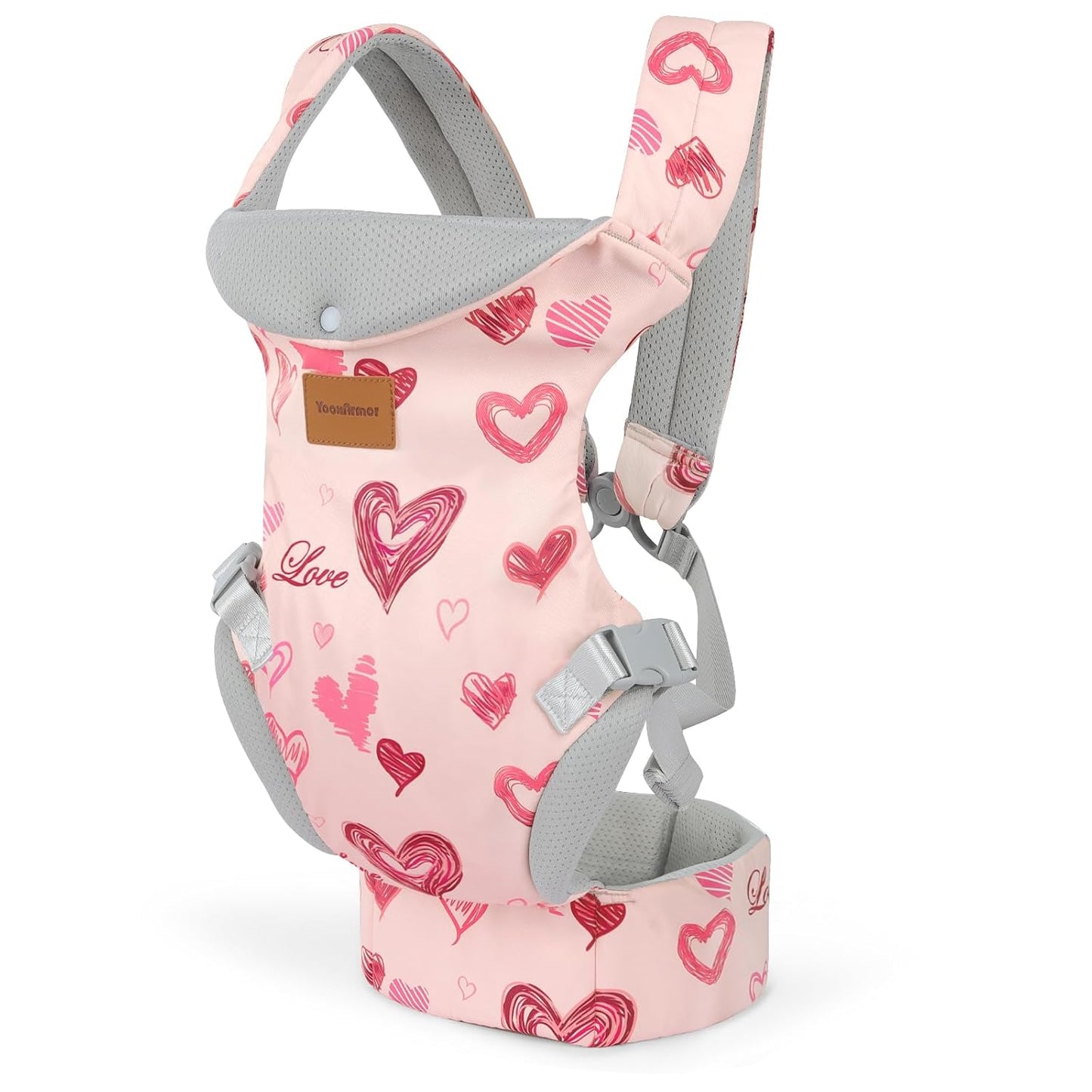 Ergonomic Baby Carrier for 7-33 Lbs - Cozy Supportive Design