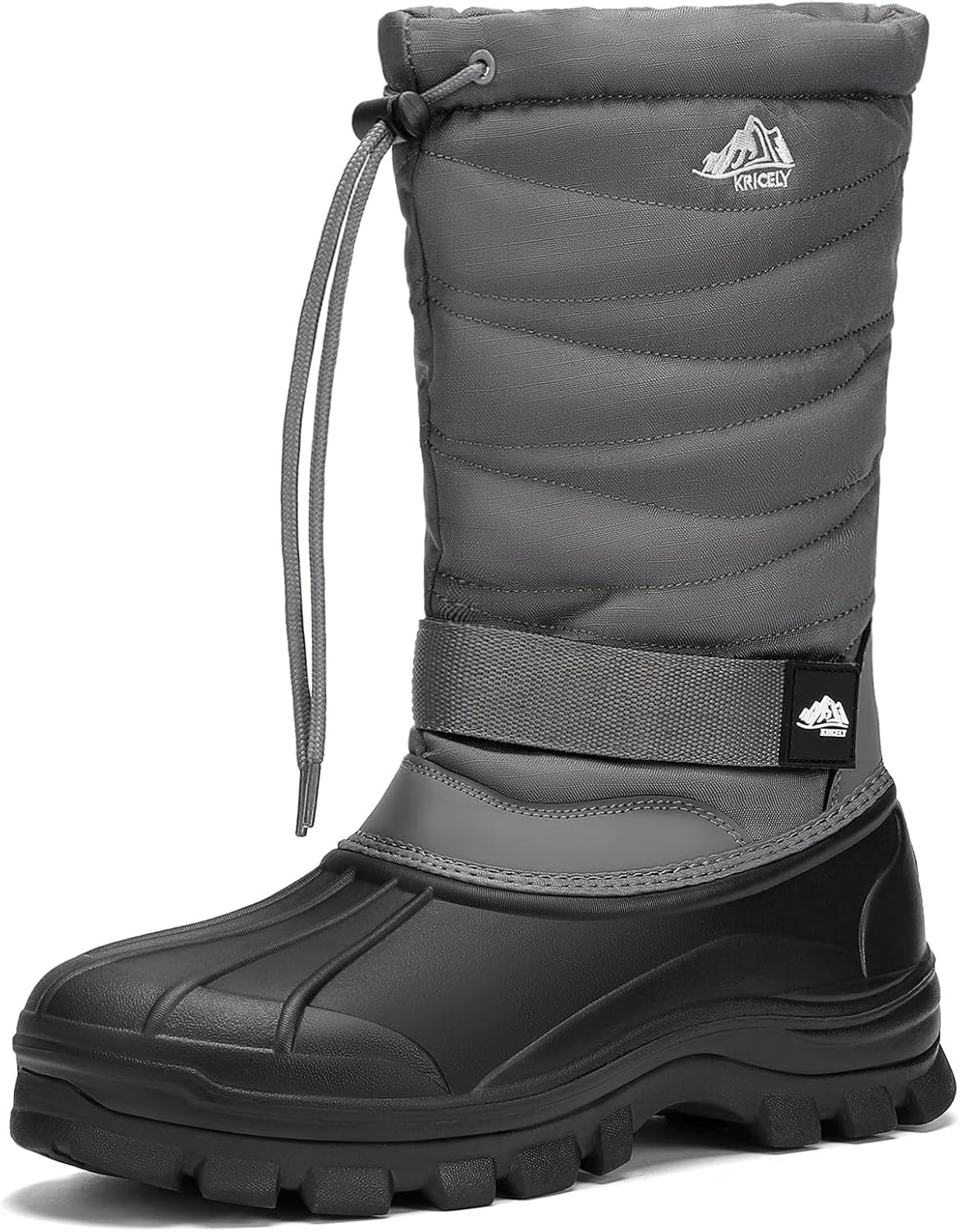 Kricely Men's Snow Boots: Waterproof, Warm, and Comfortable