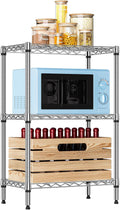 IZEUK 3 Tier Heavy Duty Steel Storage Shelves for Home Use