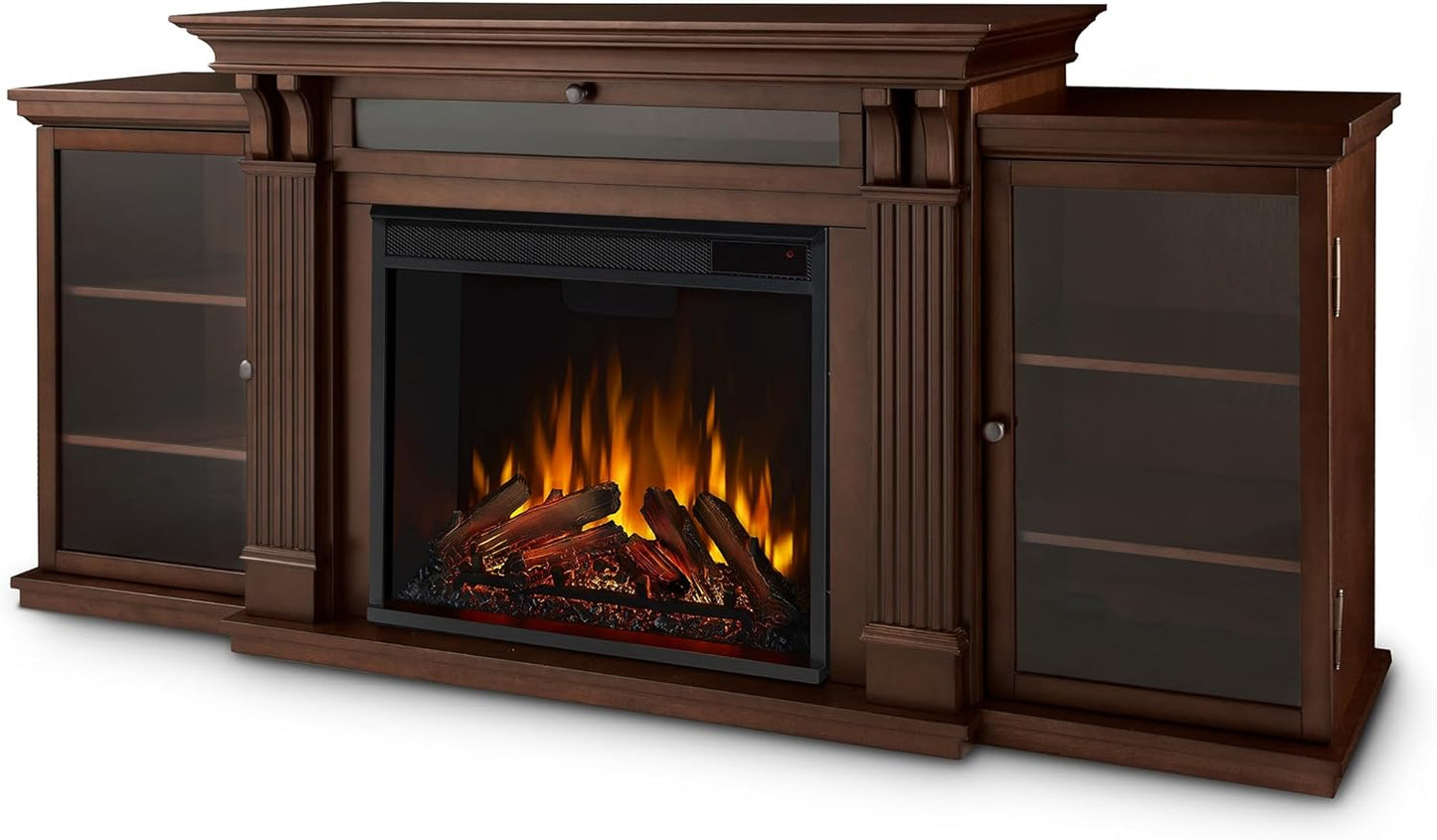 Real Flame Calie 67 Electric Fireplace TV Stand - Cozy Entertainment Center