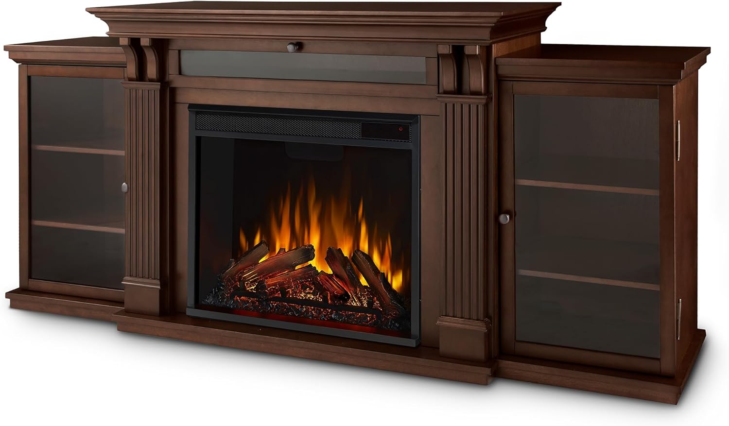 Real Flame Calie 67 Electric Fireplace TV Stand - Cozy Entertainment Center