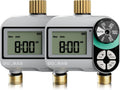QUOBAS 2 Zone Water Timer for Garden Hose - Dual Outlet Control