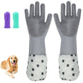 ROBATUN Pet Grooming Gloves - Comfortable Hair Removal