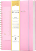 Yoment Graph Paper Notebook 8.5 x 11 A4 - Thick 100 GSM Grid