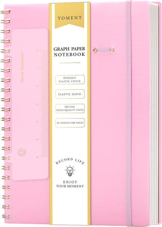 Yoment Large Grid Graph Paper Notebook for Engineering