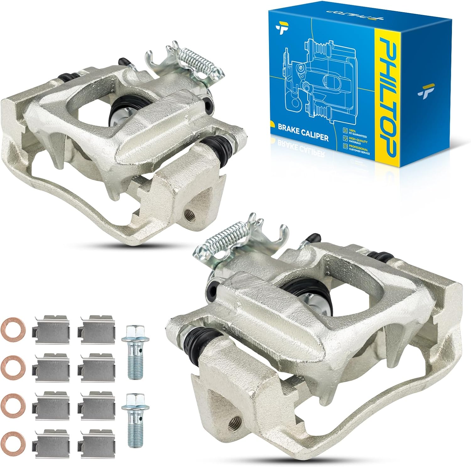 PHILTOP Brake Caliper Rear Set for Grand Caravan and Town & Country