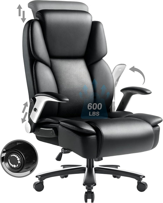 600lbs Big and Tall Office Chair with Ergonomic Design and Comfort