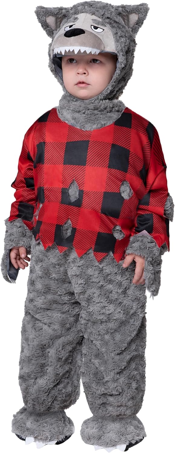 Spooktacular Creations Halloween Wolf Costume for Kids and Toddlers