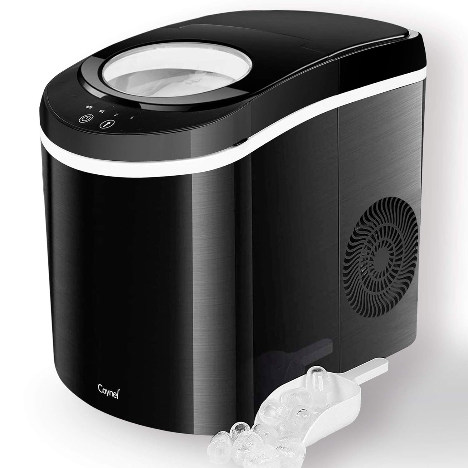 Caynel 26LBS/24Hrs Ice Maker - Fast Ice Cubes in 6 Mins!