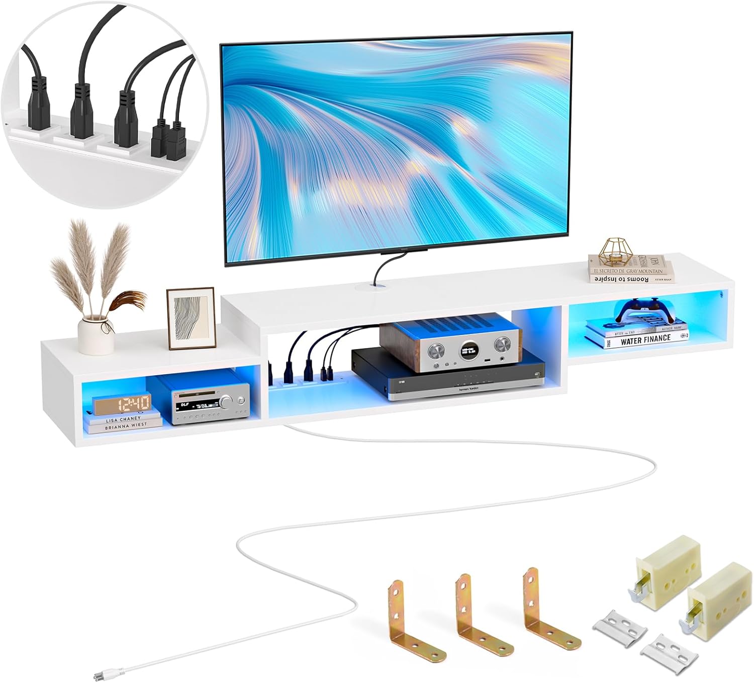 Modernize Your Space with FABATO 59'' Floating TV Stand