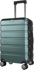KROSER Hardside Expandable Carry On Luggage with USB Port