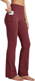 Willit Women's Fleece Lined Yoga Bootcut Pants - Warm, Water Resistant