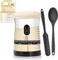 Pro Sourdough Starter Kit 50oz Jar with 17 Flavor Recipes - Large