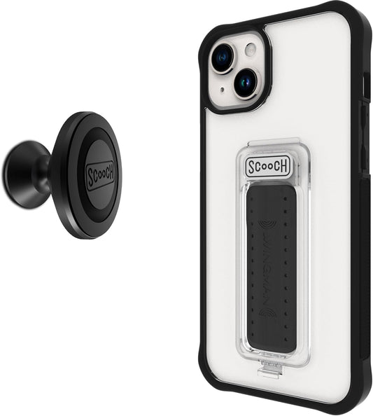 Scooch iPhone 15 Plus Case with Stand and Military Grade Protection