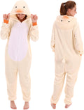 COSUSKET Snug Fit Unisex Onesie Pajamas - Cozy Flannel Duck