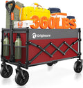 Collapsible Wagon Cart Foldable - Lightweight 11lb Utility Wagon