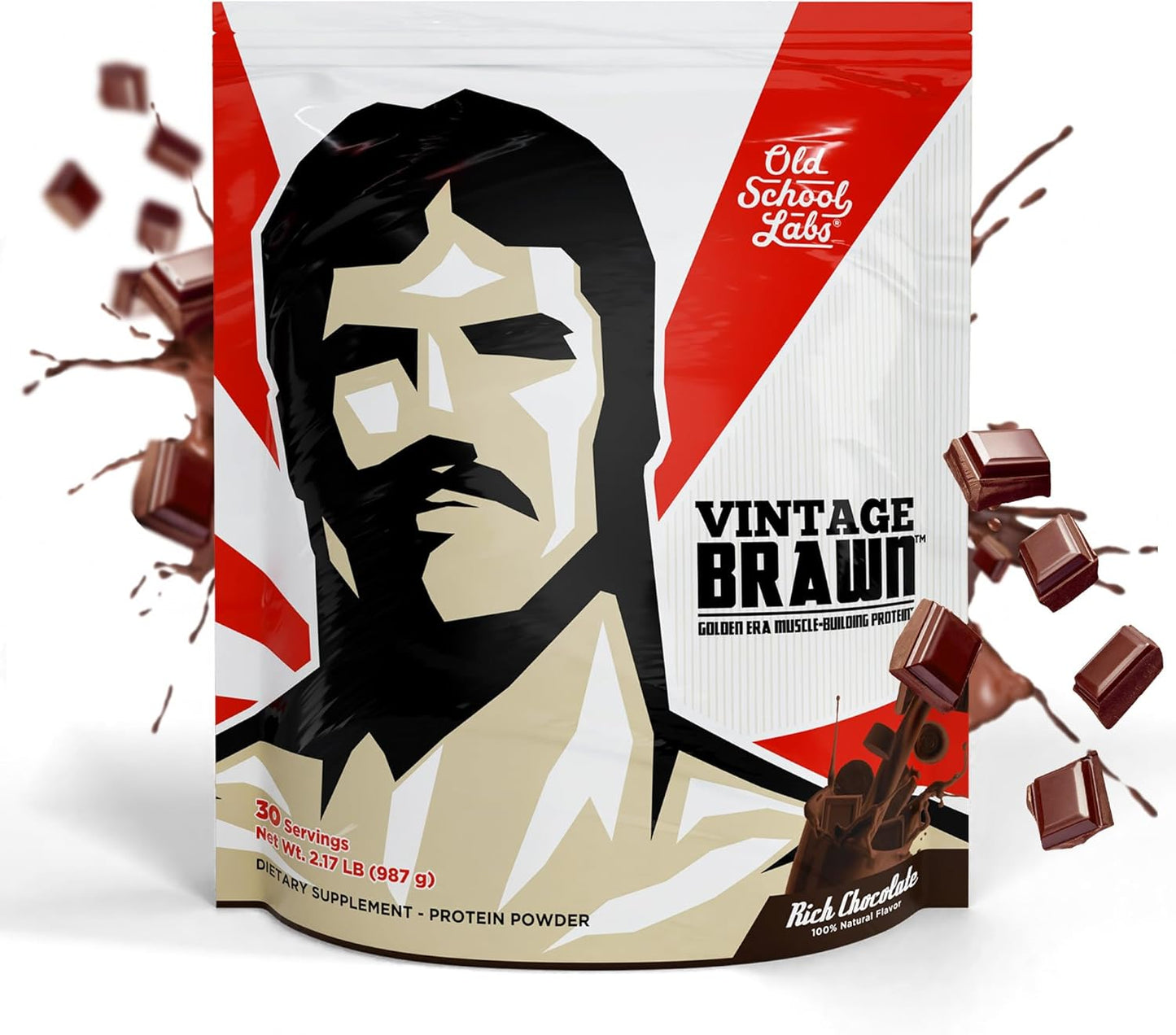 Vintage Brawn Protein Powder Isolate for Muscle Recovery Drink