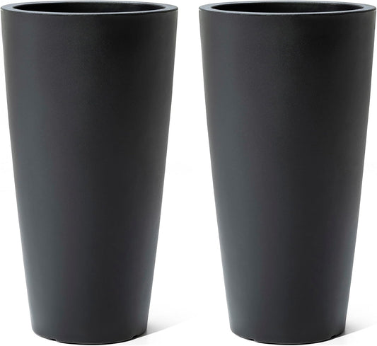 Step2 Tremont Tall Round Tapered Planter for Outdoor Plants