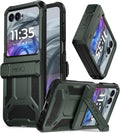 Poetic Spartan Case for Motorola Moto Razr 2024 Metallic Green