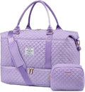 Travel Duffle Bag for Women Weekender - Shoe Compartment & Toiletry