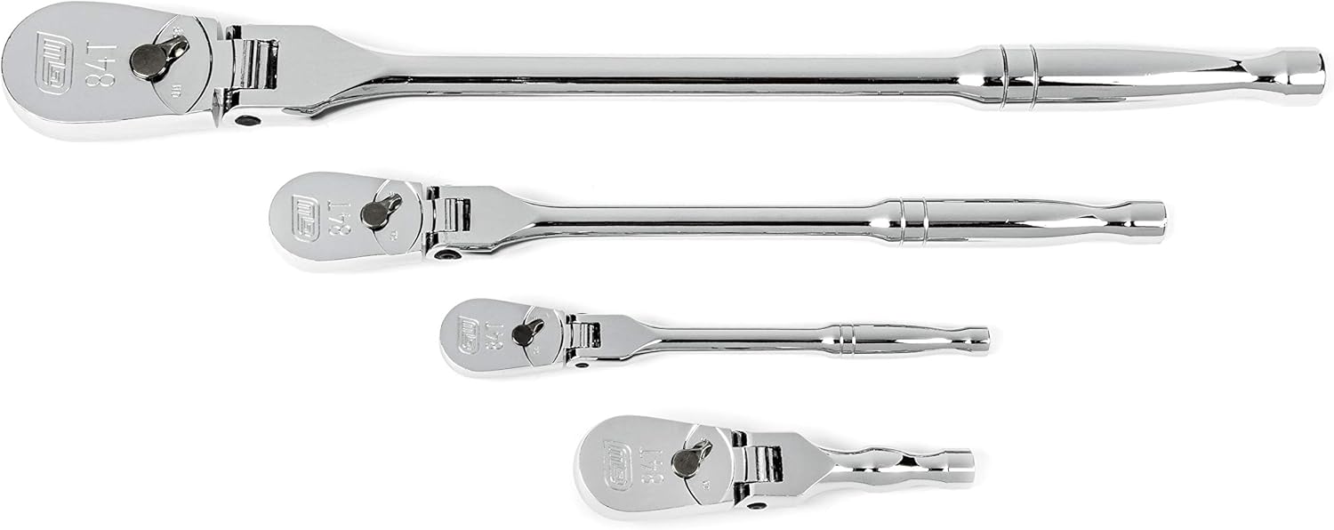 GEARWRENCH 4 Pc. Flex Handle Ratchet Set with 84T Design