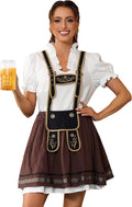 frawirshau Bavarian Oktoberfest Costume for Women - Classic Dirndl