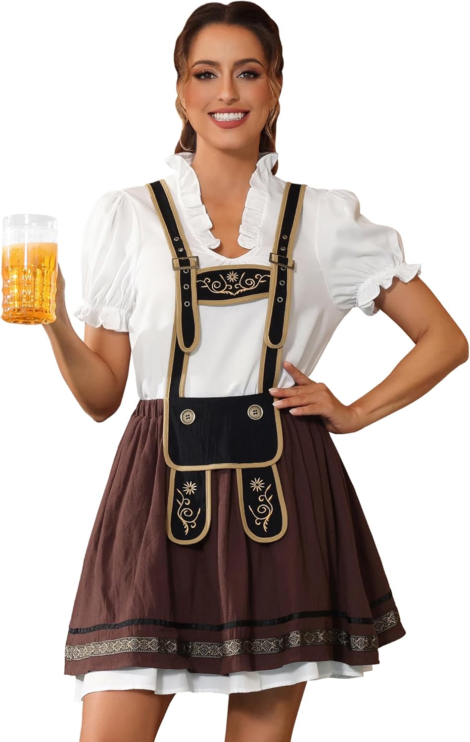 Bavarian Oktoberfest Costume for Women - Dirndl Dress Style