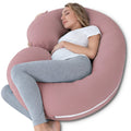 INSEN Cooling Pregnancy Pillow C Shaped Maternity Pillow - Full Body