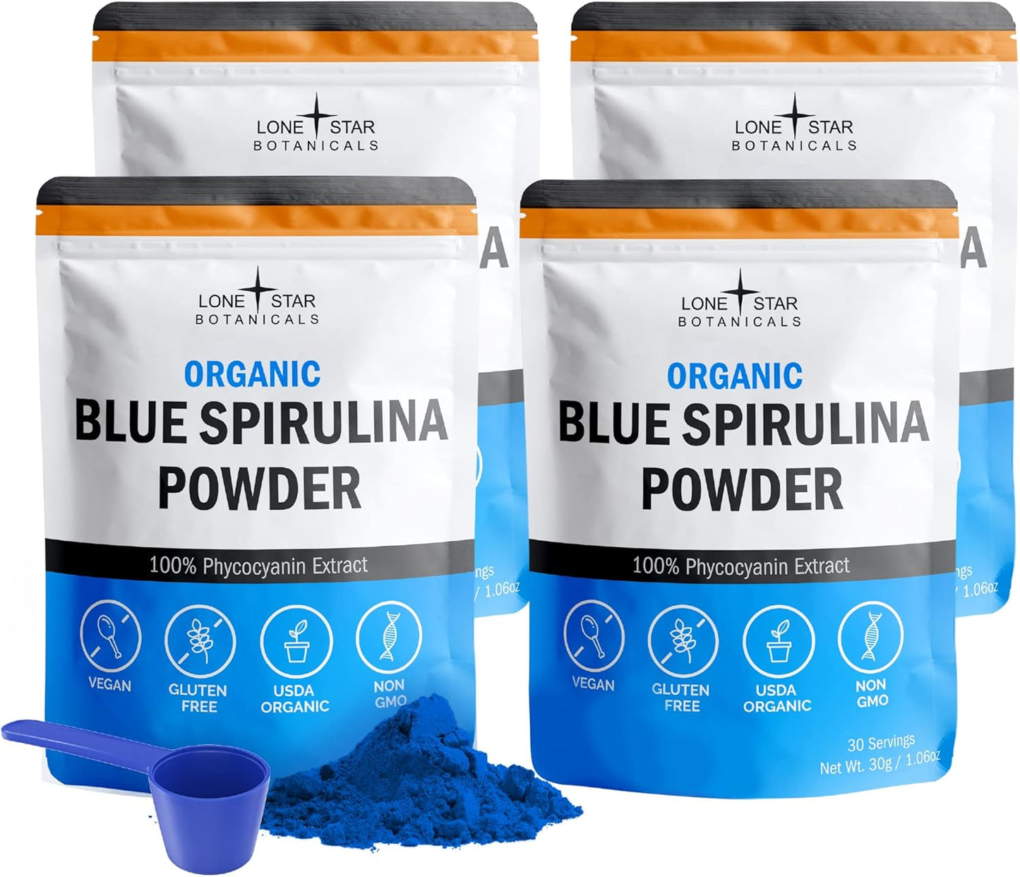 Organic Blue Spirulina Powder - Pure Superfood for Health