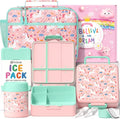 Fimibuke Kids Bento Snack Lunch Box Set - Insulated 7PC Gift