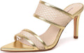 Clear Pointed Toe Heels Sandals Transparent Strap Stiletto - Stylish 0