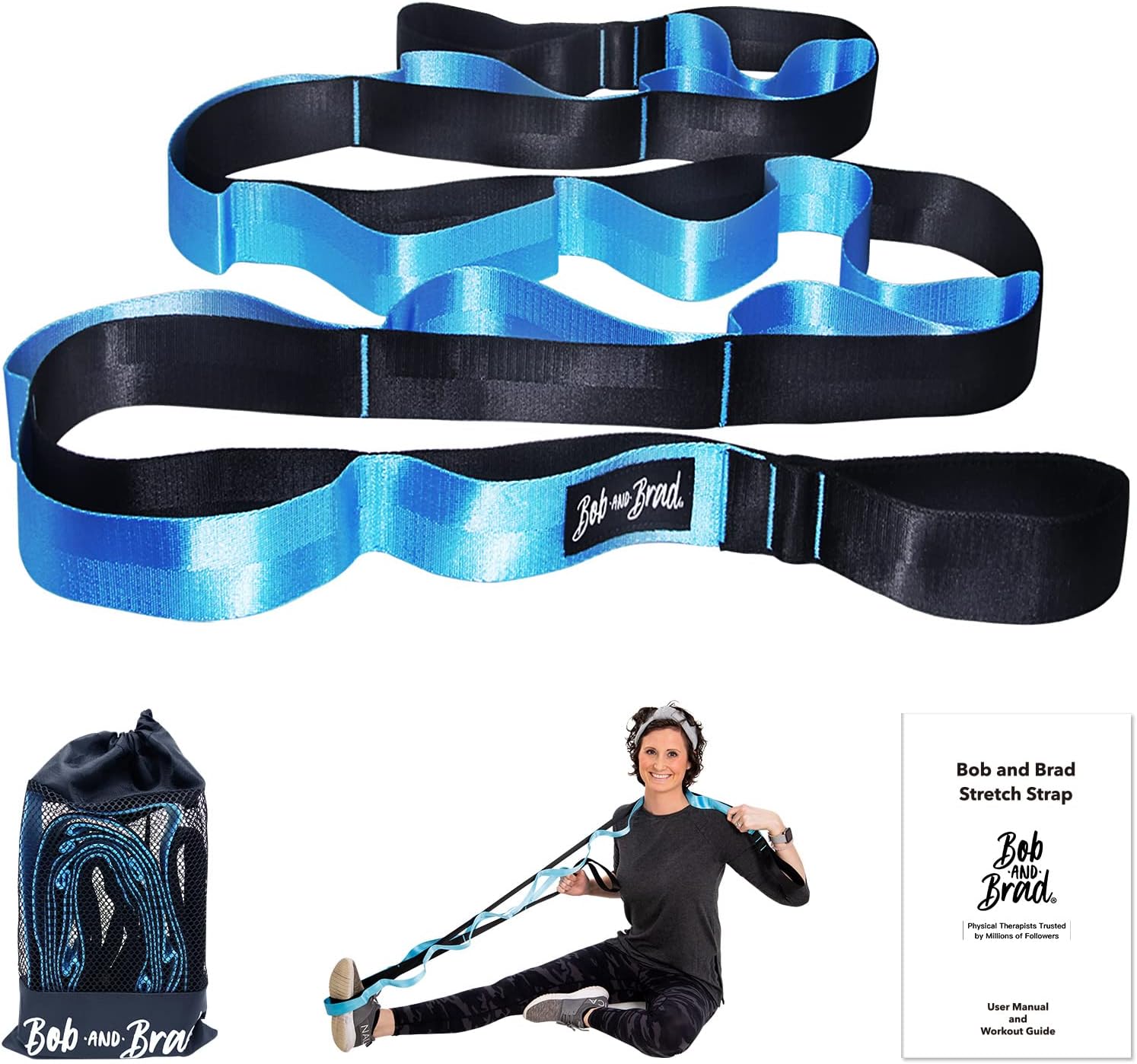12-Loop Non-Elastic Stretch Strap for Total Flexibility