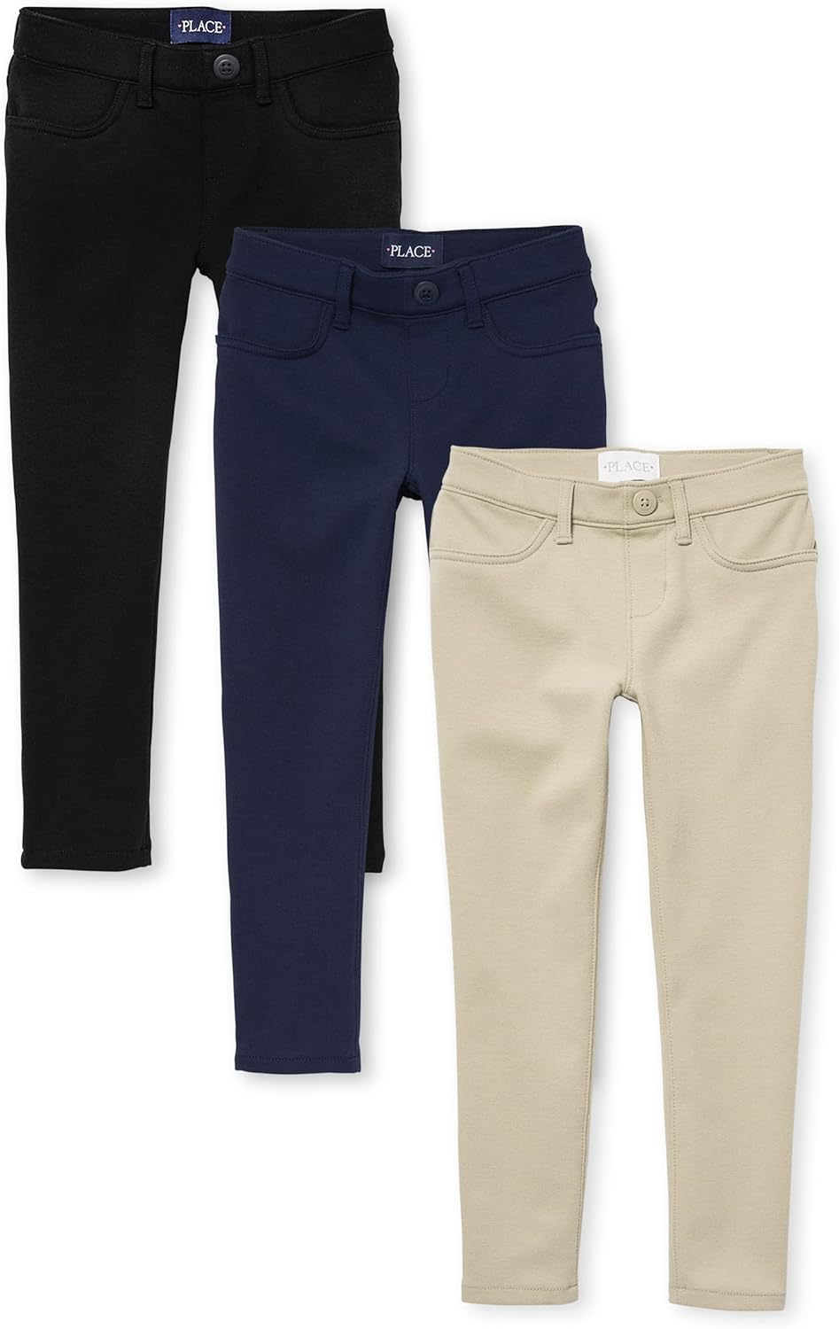 Ponte Knit Pull on Jeggings for Girls - Comfy and Stylish Fit