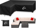 Kipiea Patio L-Shaped Sectional Sofa Cover - Heavy-Duty Weather