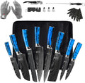 FULLHI Knife Set 14pc Japanese Knives Set - Complete Kitchen