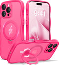 iPhone 16 Pro Max Case with 360 Spin Magnetic Stand - Full Camera